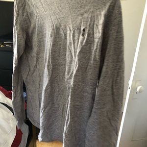 Grey Ralph Lauren polo long sleeve t shirt nice